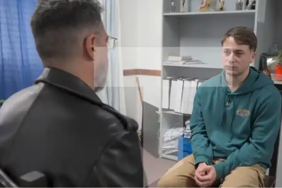 La entrevista fue emitida el martes y anoche en Telenoche.