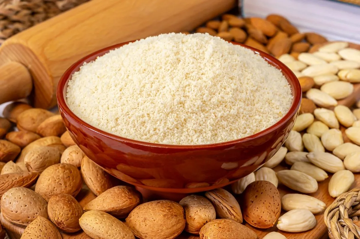 Harina de almendras, una de las mejores para la salud. 