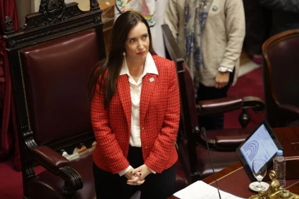 El mensaje de Victoria Villarruel en medio de los graves incidentes frente al Congreso