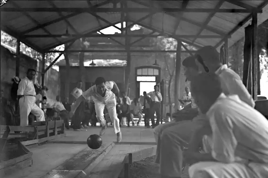 COMPETENCIA. El palitroque tuvo su auge en la década del ´30 en la provincia.