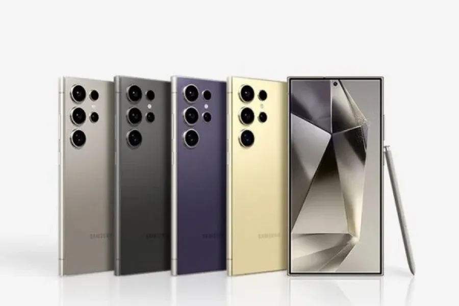 Los diferentes colores de Samsung S24 Ultra.