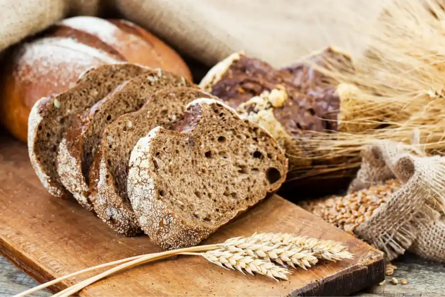 Pan de centeno, uno de los más saludables. 
