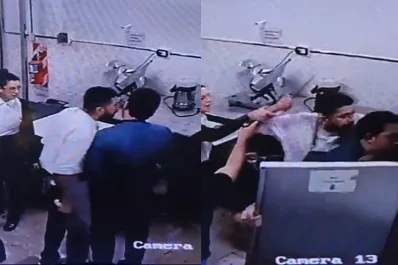 Tensión en un restaurante de Buenos Aires: un chef amenazó con un cuchillo a su empleado y quedó filmado