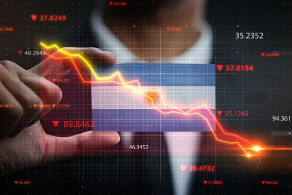 Los bonos en dólares volvieron a desplomarse y trepa el riesgo país