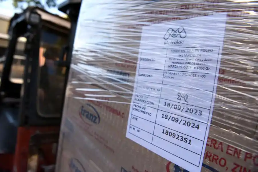 CON VENCIMIENTO. Los lotes de leche en polvo caducan en septiembre.