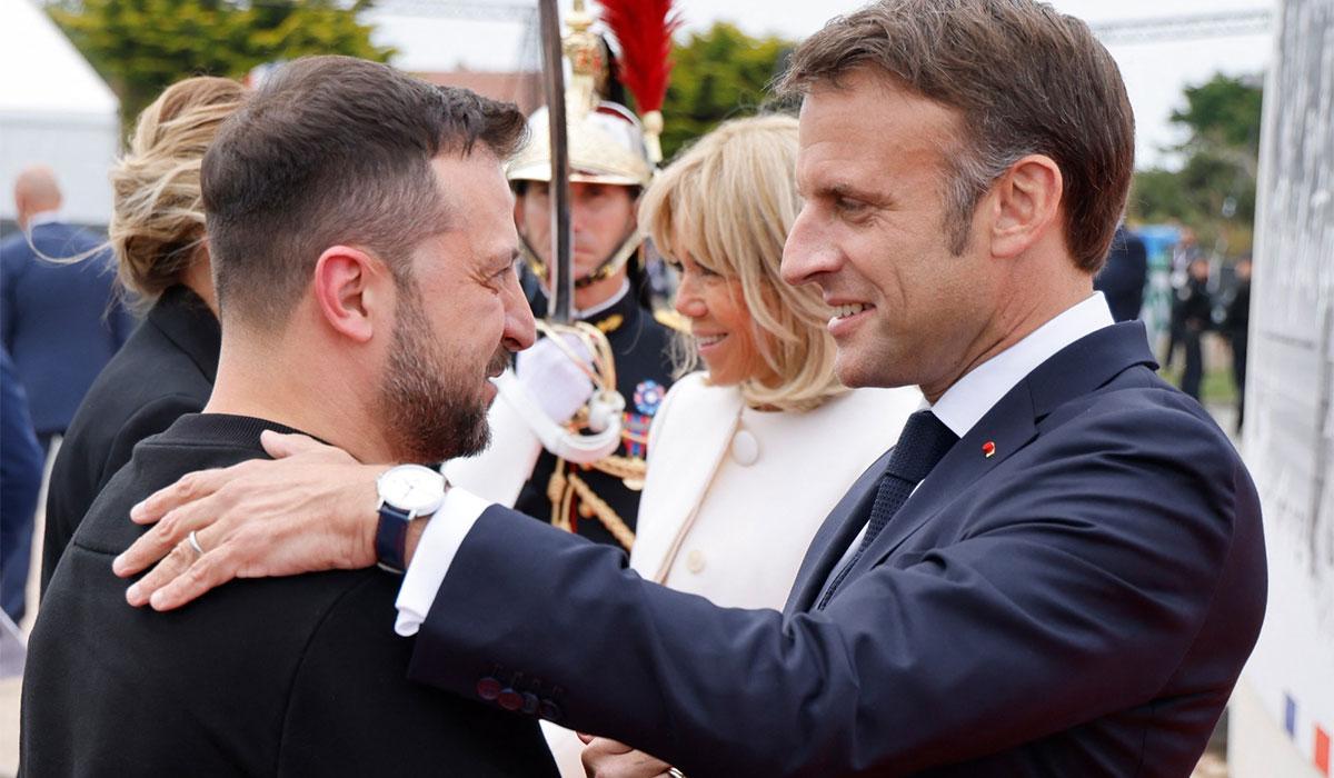MENSAJE. La invitación de Macron para Zelenski es una muestra de la postura tomada por Europa ante la invasión rusa.