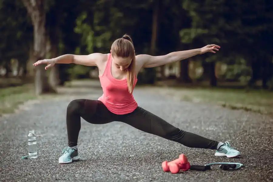 Desplantes laterales, el ejercicio para tonificar el abdomen.
