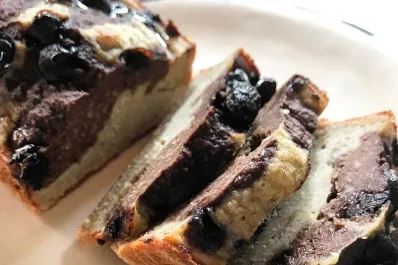 Budín marmolado saludable, sin manteca ni harinas para disfrutar en la merienda