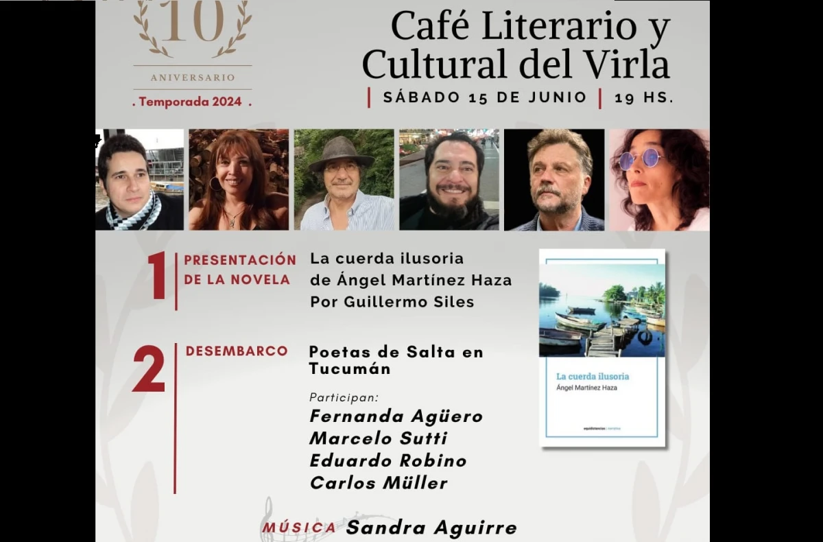La poesía salteña desembarca en el Café Literario y Cultural del Virla