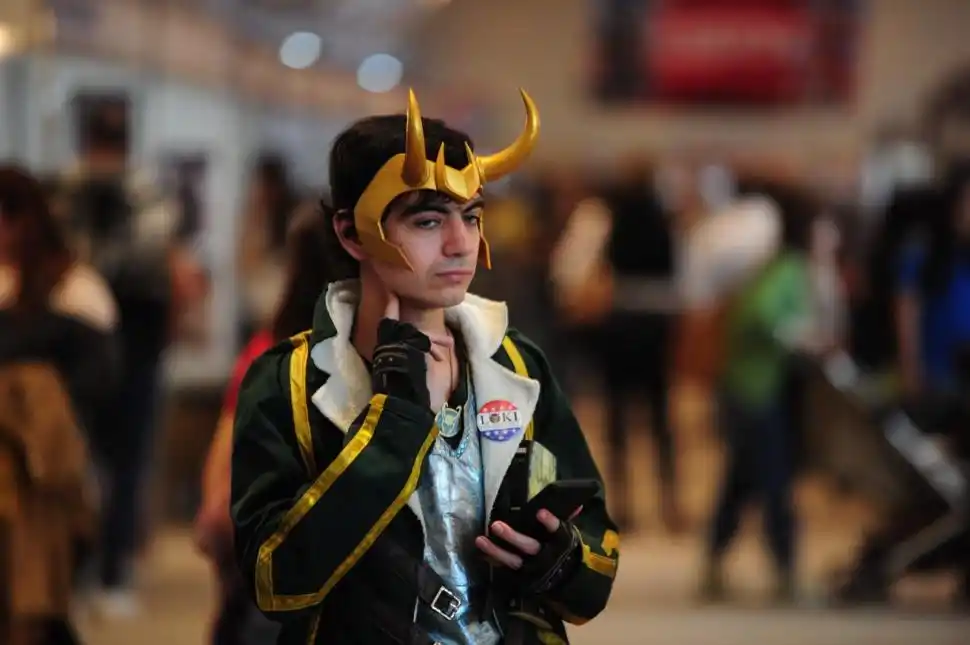 COSPLAY. Algunos se disfrazaron como sus personajes favoritos.