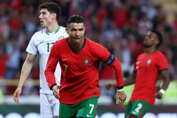 ¡Calidad intacta! Mirá el golazo de Cristiano Ronaldo en el amistoso entre Portugal e Irlanda