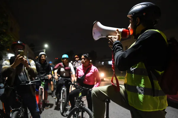 Una “bicimovilización” para protestar contra los carriles exclusivos para colectivos