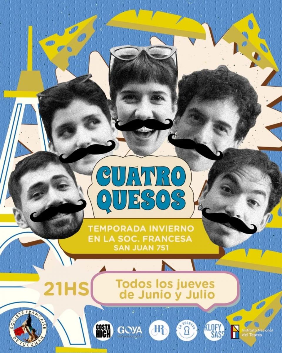 Con Cuatro Quesos, vuelven los jueves de impro a Tucumán