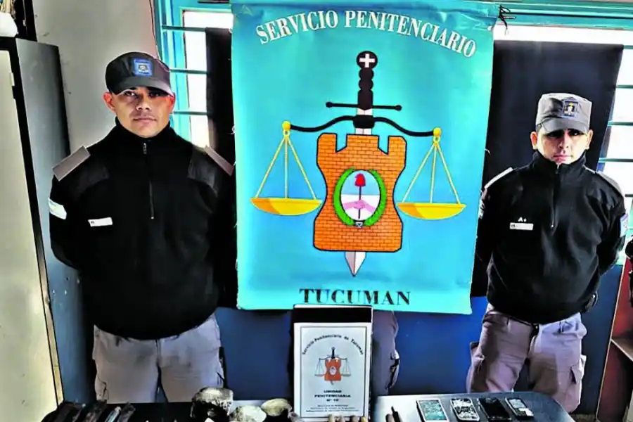 REQUISA. Hallan celulares, cuchillos y droga en las celdas de la Unidad 10.