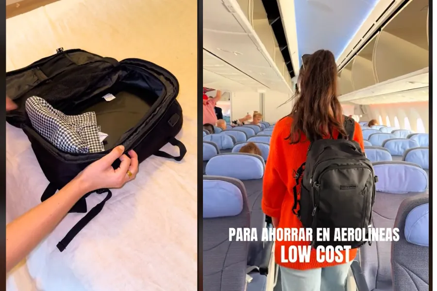 Cuánto cuesta la mochila que te ayuda a no pagar tarifas adicionales en tus viajes y que es furor en las redes sociales