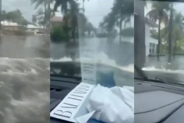 El difícil momento que atravesó “Kun” Agüero al quedar en medio de la tormenta en Miami