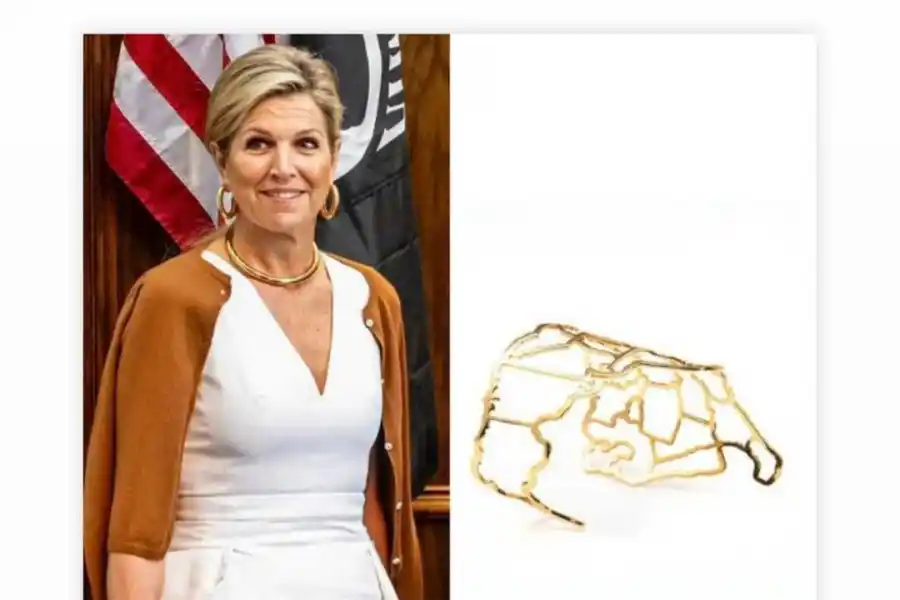 Cuánto cuesta el brazalete de Argentina que usó la reina Máxima