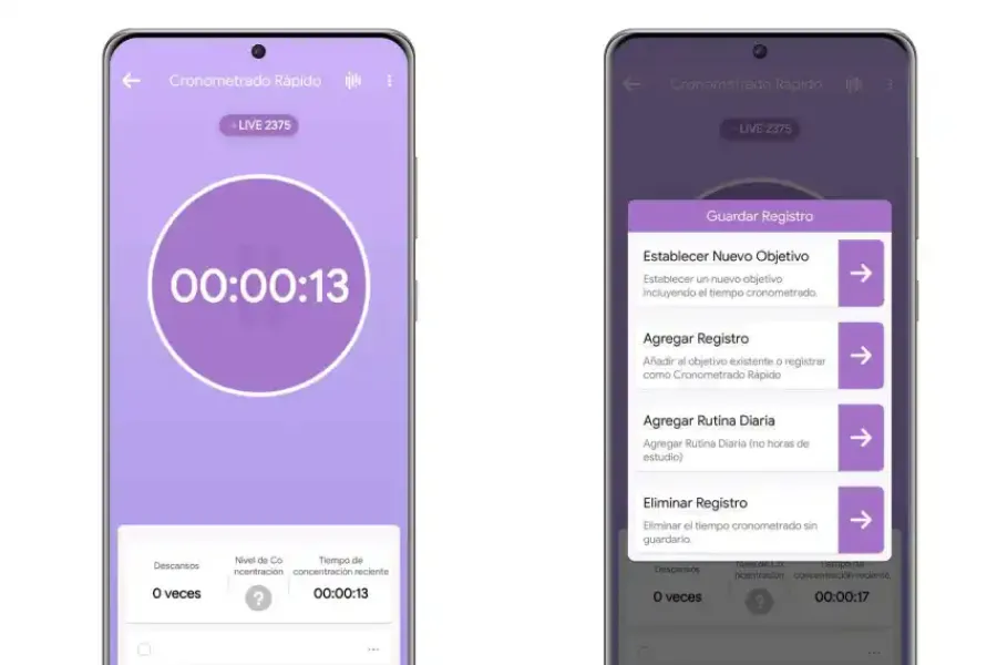 FLIP crea un plan de estudios personalizado para cada estudiante. Fuente: Google Playstore.