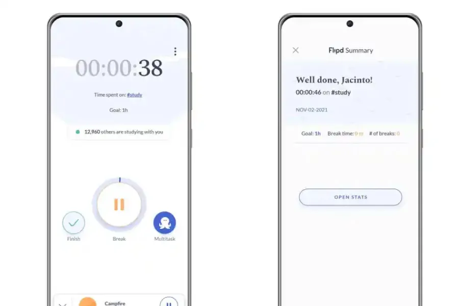 FLIPD es la combinación entre aplicación para estudiar y red social. Fuente: Google Playstore.