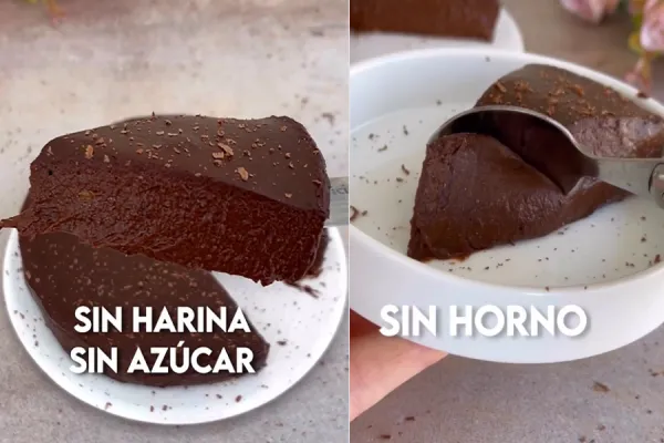 Día del Padre: cómo preparar una torta de chocolate y bananas, libre de glúten y sin horno