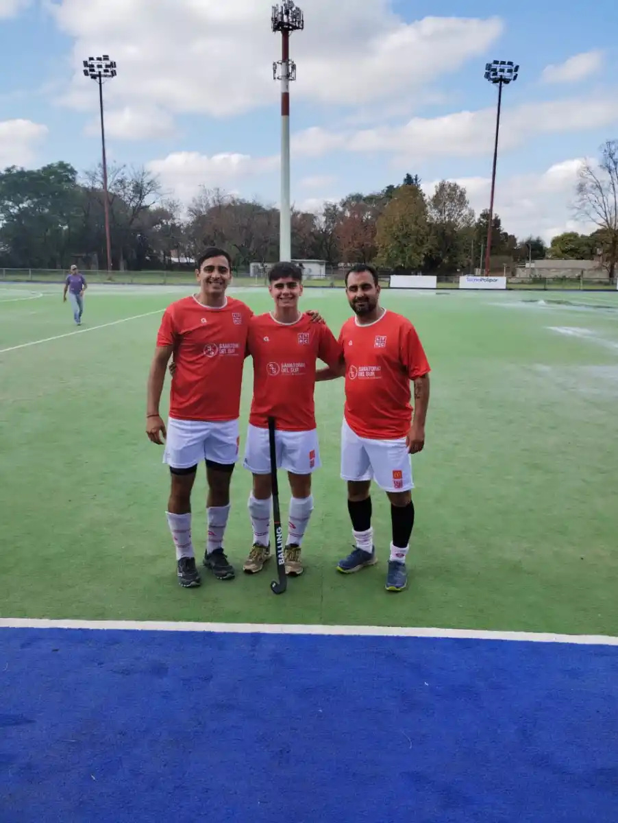 Mauricio, Facundo y Sebastián de Los Tarcos.