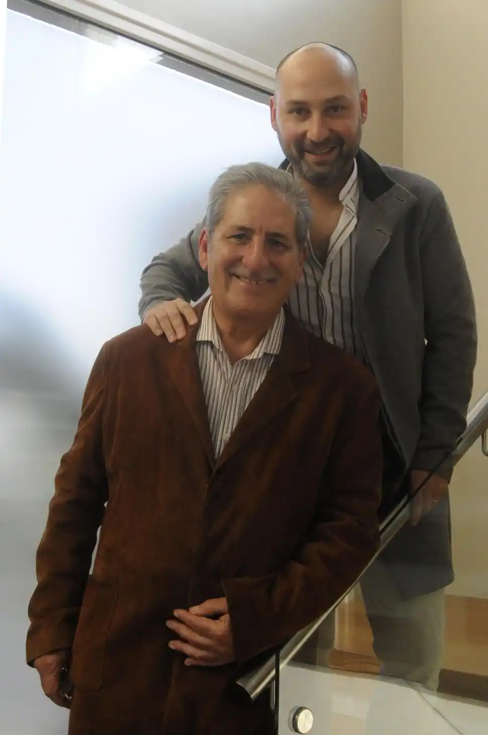 ADMIRACIÓN MUTUA. Héctor y su hijo Juan Cruz se acompañan y se apoyan. LA GACETA / FOTOs DE ANTONIO FERRONI