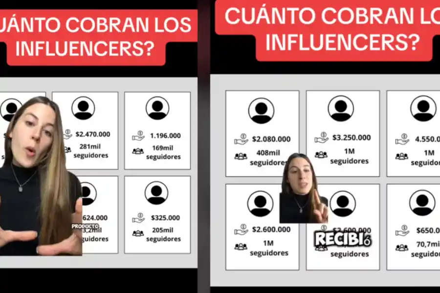 La joven detalló cuáles son los requisitos que deben cumplir los influencers antes que una marca les pague.