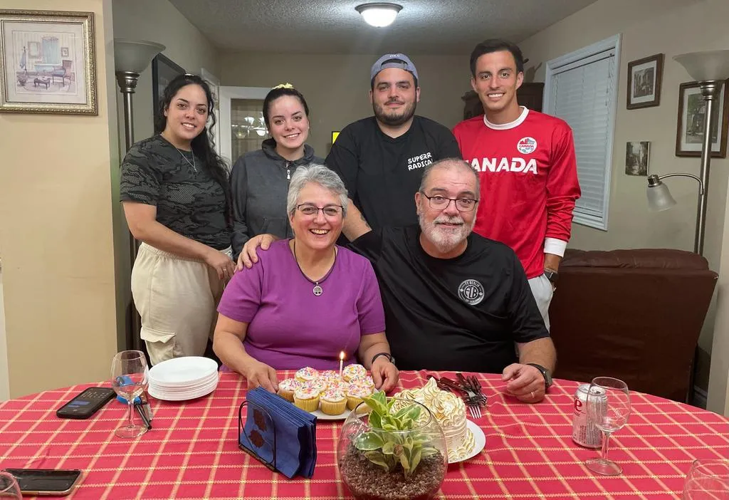 Familia Almada en Canadá. 