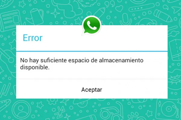 Cuál es el problema de almacenamiento que podrías tener con WhatsApp y Google Drive