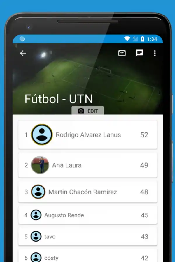 ARGENTINA PAPÁ. ProdeCA es una aplicación con desarrolladores argentinos que se posiciona como una gran herramienta. / CAPTURA DE PANTALLA.