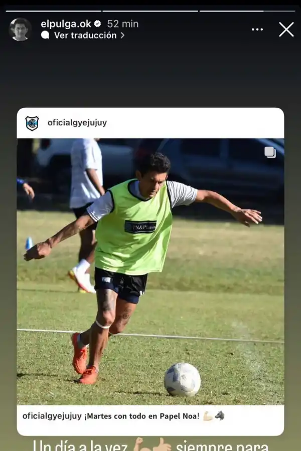 INSTAGRAM. El posteo de 