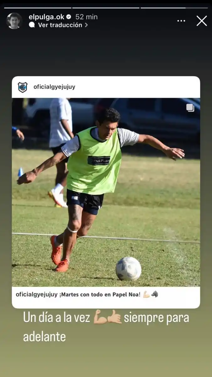 INSTAGRAM. El posteo de 