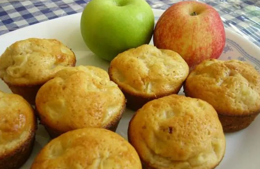 Sin harina y sin huevos: aprendé a preparar las magdalenas de manzana 