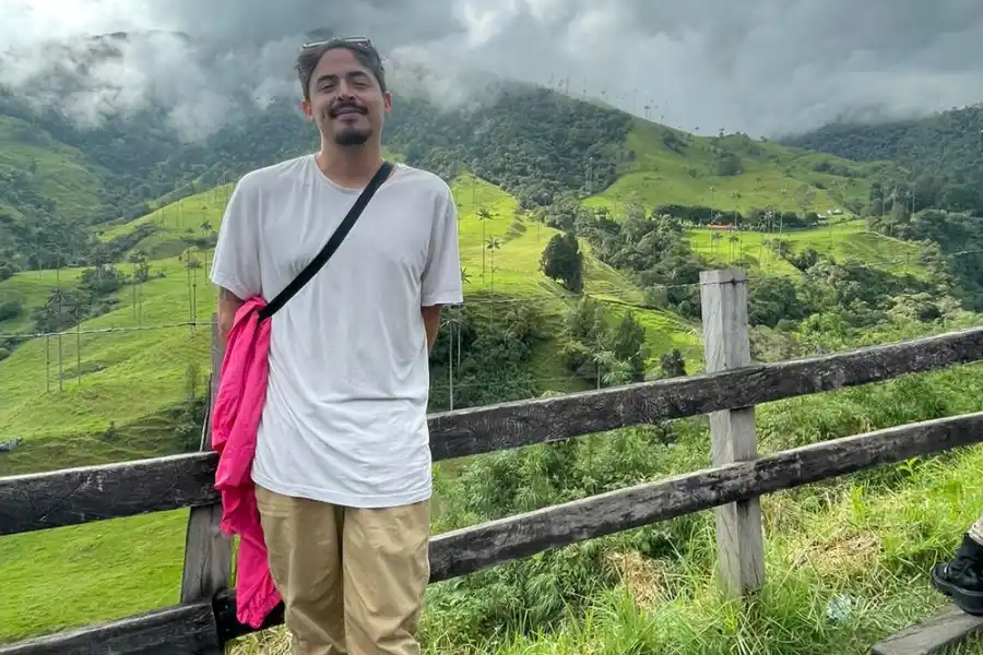 Es mendocino, organizó un viaje como mochilero para ver la Copa América y sueña con un autógrafo de Messi