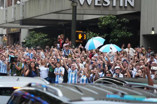 La impactante cantidad de hinchas argentinos en las calles de Atlanta antes del debut de la Copa América