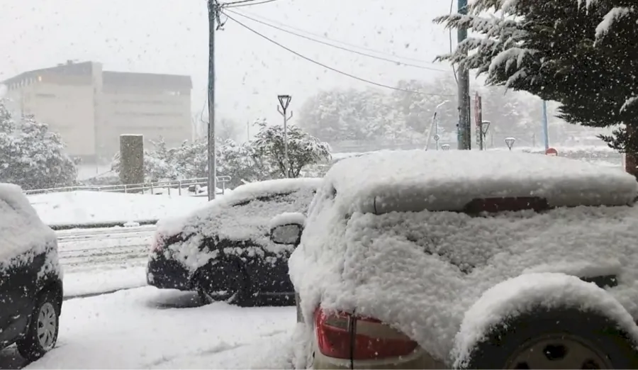 Alerta por nevadas en cinco provincias del país