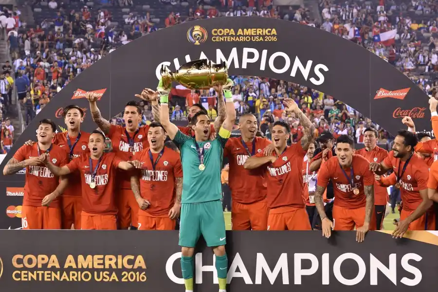 CAMPEONES. Chile conquistó la Copa América Centenario, en 2016. 