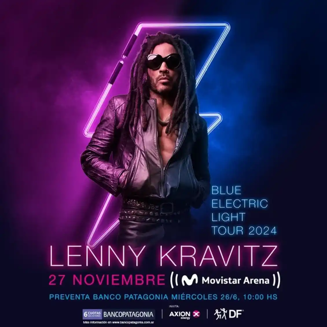 Vuelve Lenny Kravitz a la Argentina: todo lo que tenés que saber