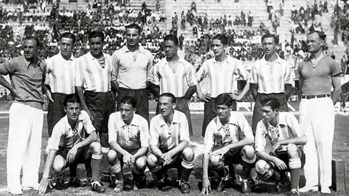 UN PASO FUGAZ. Felipe Pascucci dirigió un solo partido al conjunto “albiceleste”: fue en el Mundial de Italia 1934, donde cayó por 3 a 2 ante Suecia y de esta manera quedó eliminado del certamen.