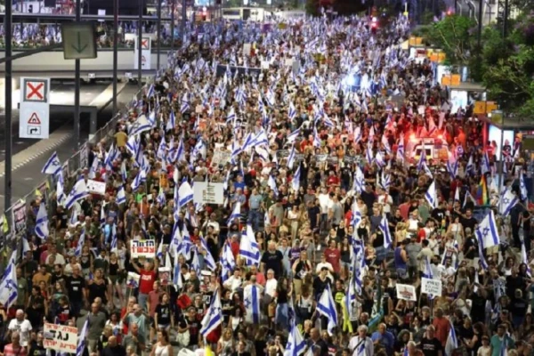 Multitudinaria marcha contra Netanyahu en Israel