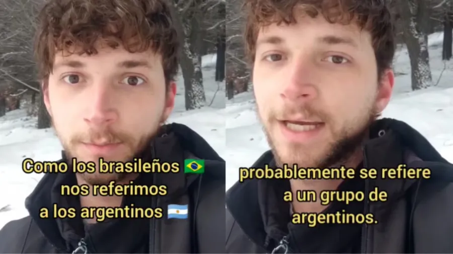 El curioso apodo que tienen los argentinos en Brasil, según un influencer brasileño