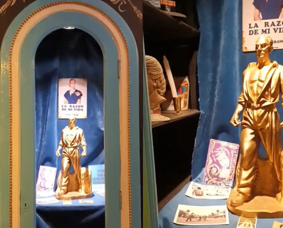 Casi como una Santa Evita y un San Perón