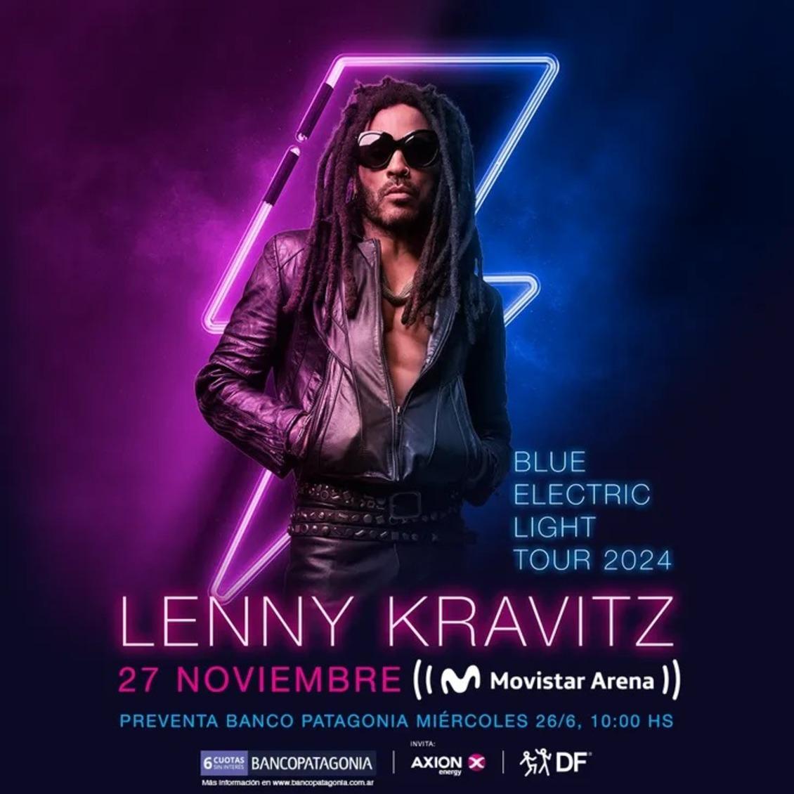Vuelve Lenny Kravitz a la Argentina: todo lo que tenés que saber