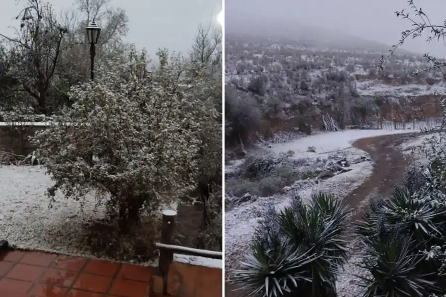 Las bajas temperaturas cubrieron de garrotillo a Tafí del Valle