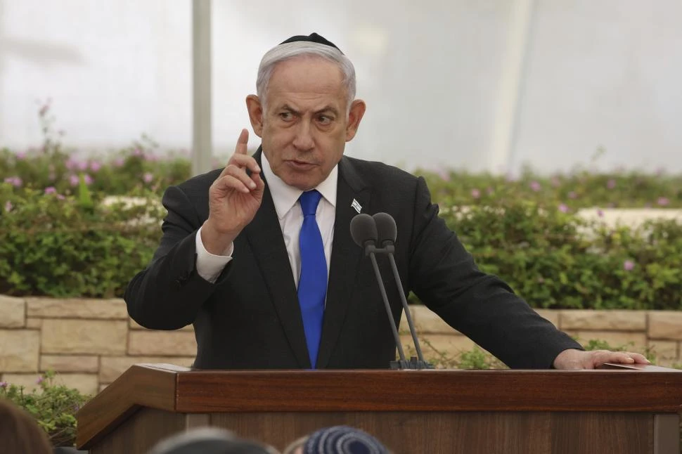 BELIGERANTE. El premier israelí dijo que no cederá ante Hamas.