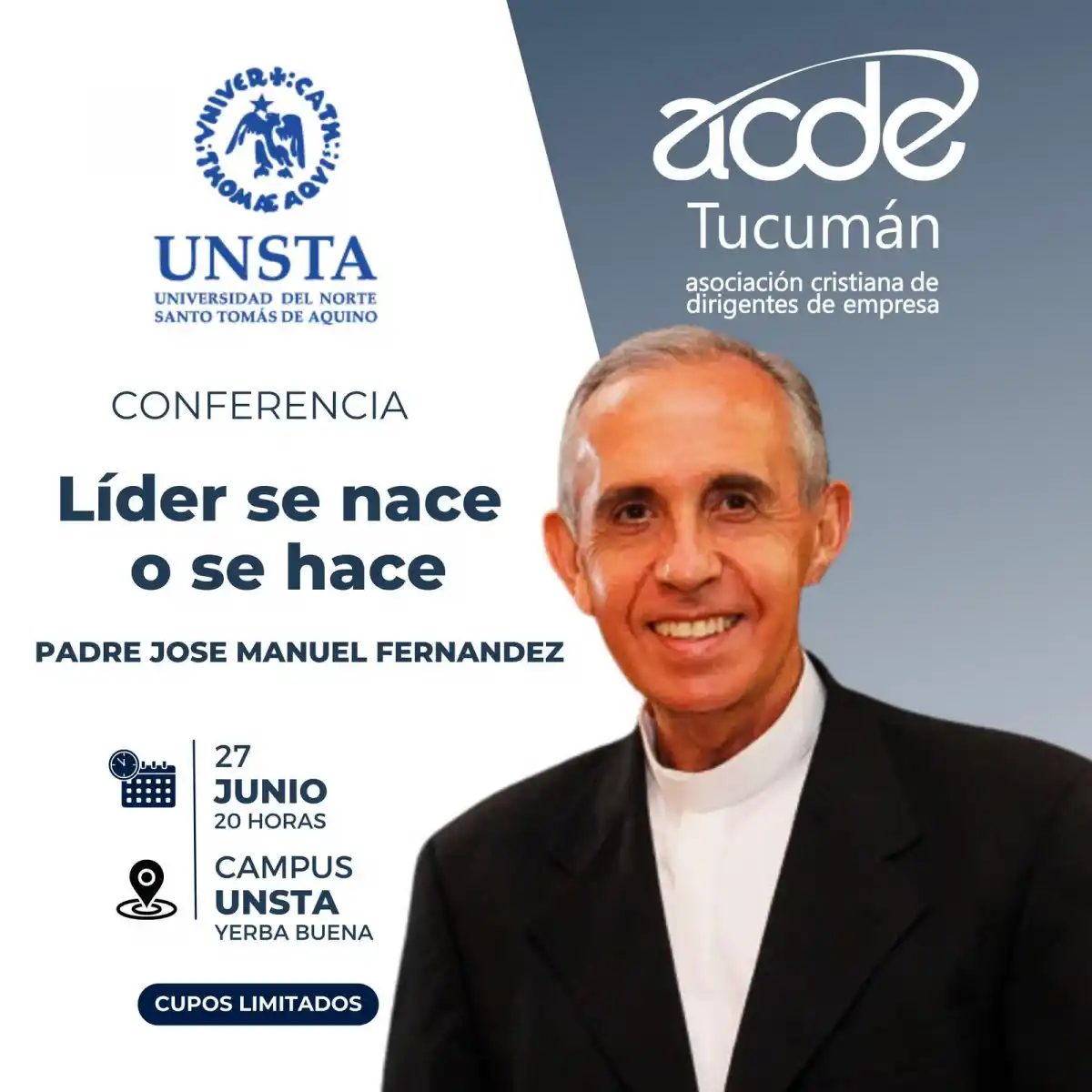 Llega la conferencia Líder se nace o se hace