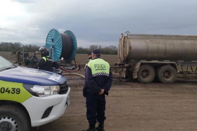 Investigan el derrame de vinaza en Bella Vista