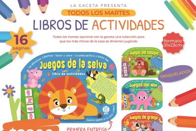 Explorá un mundo de aprendizaje y diversión con los Libros de Actividades que trae LA GACETA
