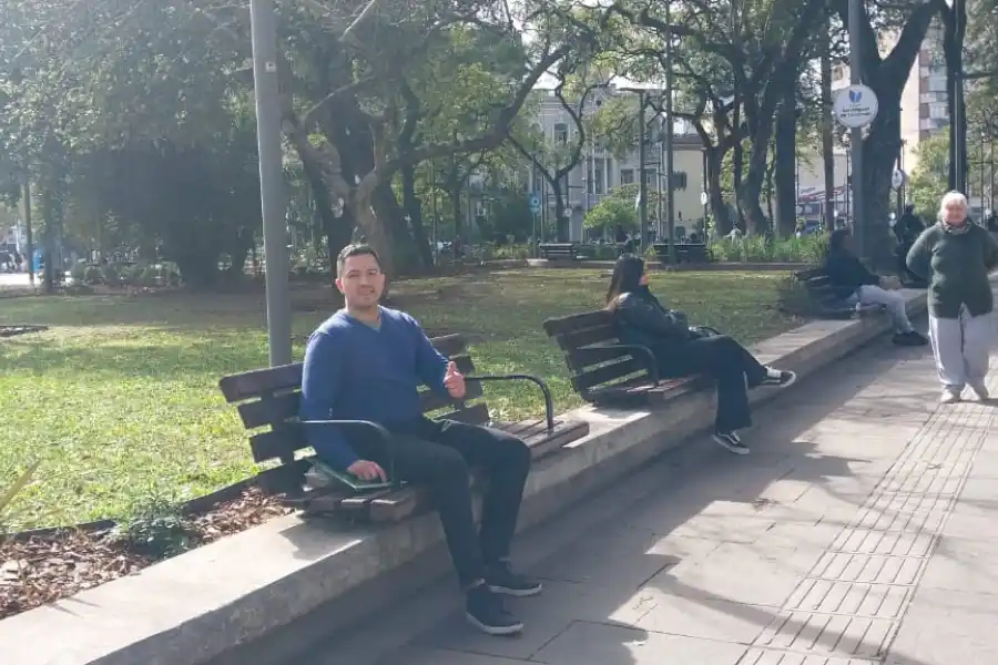 CONFORME. Luis Marcuzzi es fan de la Scaloneta y disfruta de su juego.