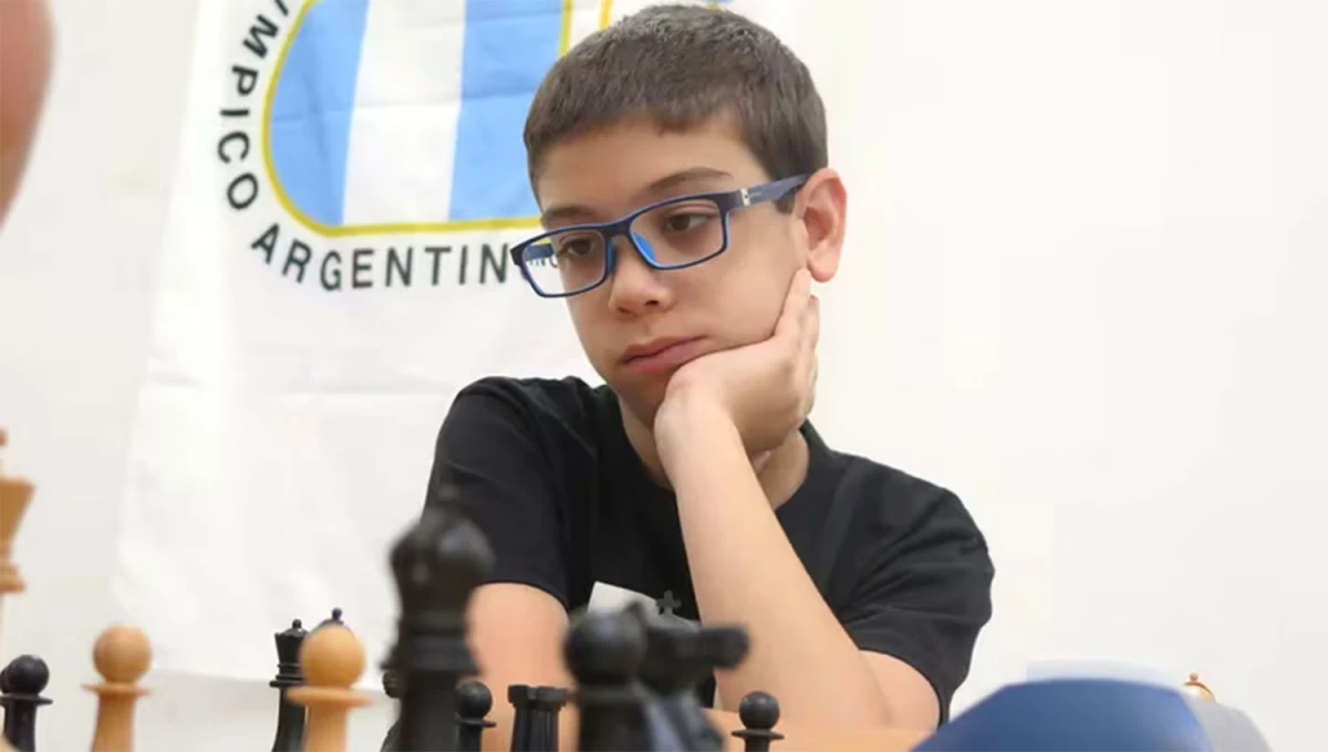 EN ESPAÑA. Faustino Oro reafirmó que es una de las grandes promesas del ajedrez internacional.